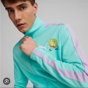 Brand New Never Worn Puma T7 x SpongeBob Jacket unisex size men’s medium & wom L